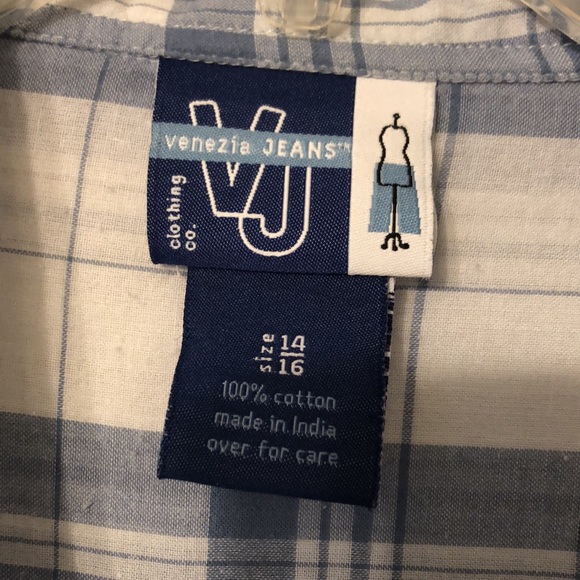 🎉HP🎉 Lane Bryant Venezia semisheer button down shirt, size 14/16. - Picture 2 of 8